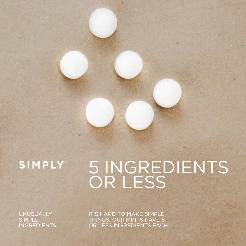 Simply Gum mints tucked in a pocket for on-the-go energy