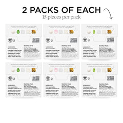 SIMPLY Gum natural chicle-base chewing image emphasizes plastic-free design.