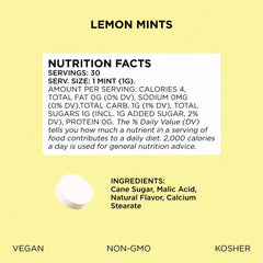 Simply Gum Simply Mints Lemon tin closed for long-lasting freshness