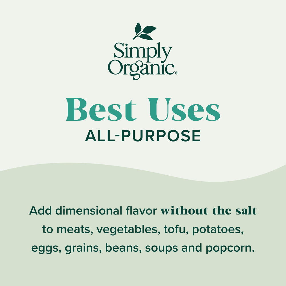 Close-up of Simply Organic All-Purpose Seasoning 2 oz jar