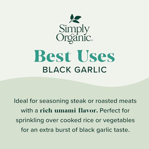 Simply Organic Black Garlic Finishing Salts over roasted vegetables adding rich sweetness