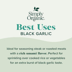 Simply Organic Black Garlic Finishing Salts over roasted vegetables adding rich sweetness