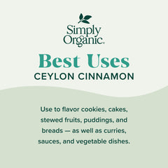 Spoon sprinkling Simply Organic Ceylon cinnamon powder into oatmeal.