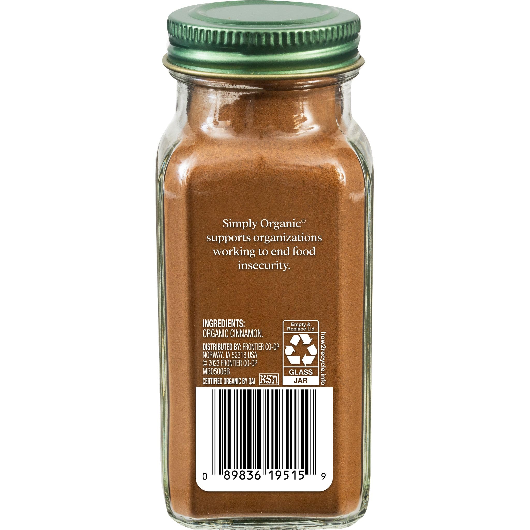Close-up of Simply Organic Ceylon cinnamon powder texture and aroma.