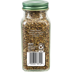 Simply Organic Egyptian Basil Leaf closeup highlighting herbaceous aroma for sauces.