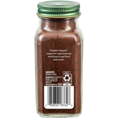 Simply Organic Ground Cloves aroma enhances dishes with spice
