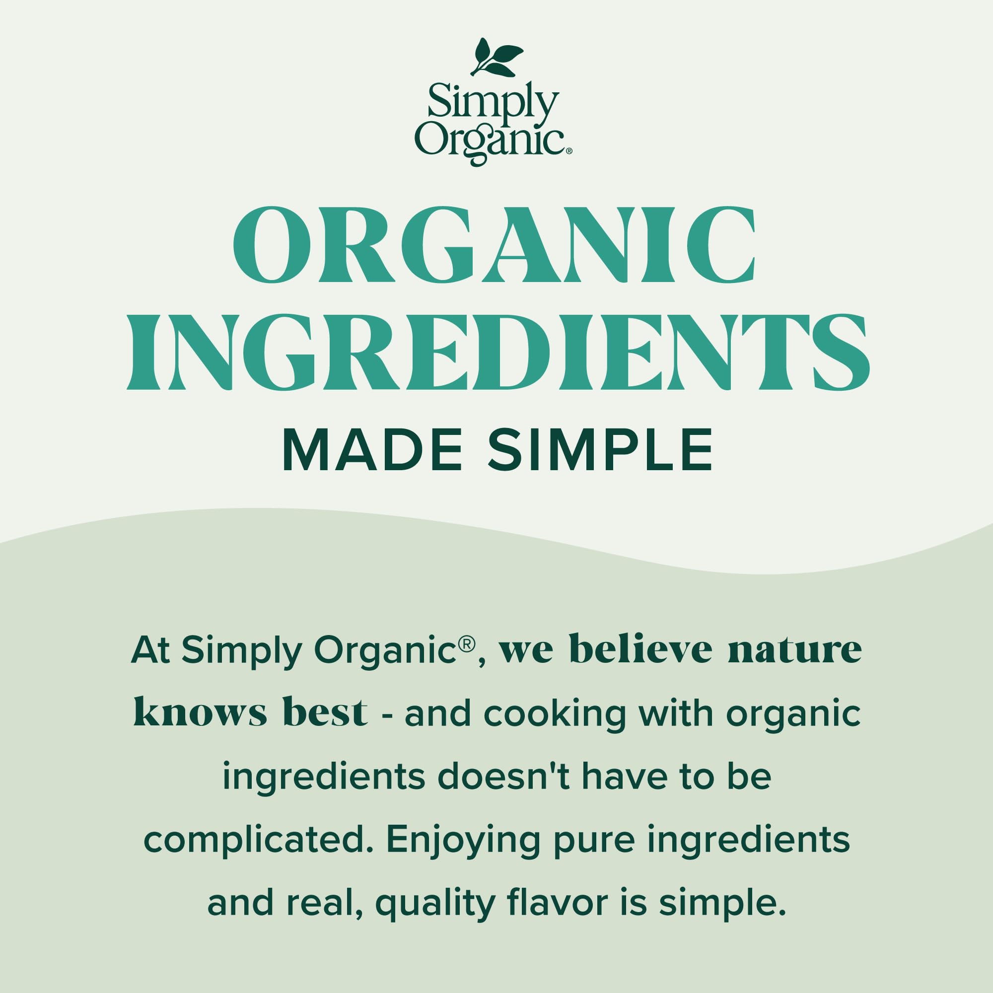 Close-up of Simply Organic Italian seasoning blend highlighting vibrant herbs.