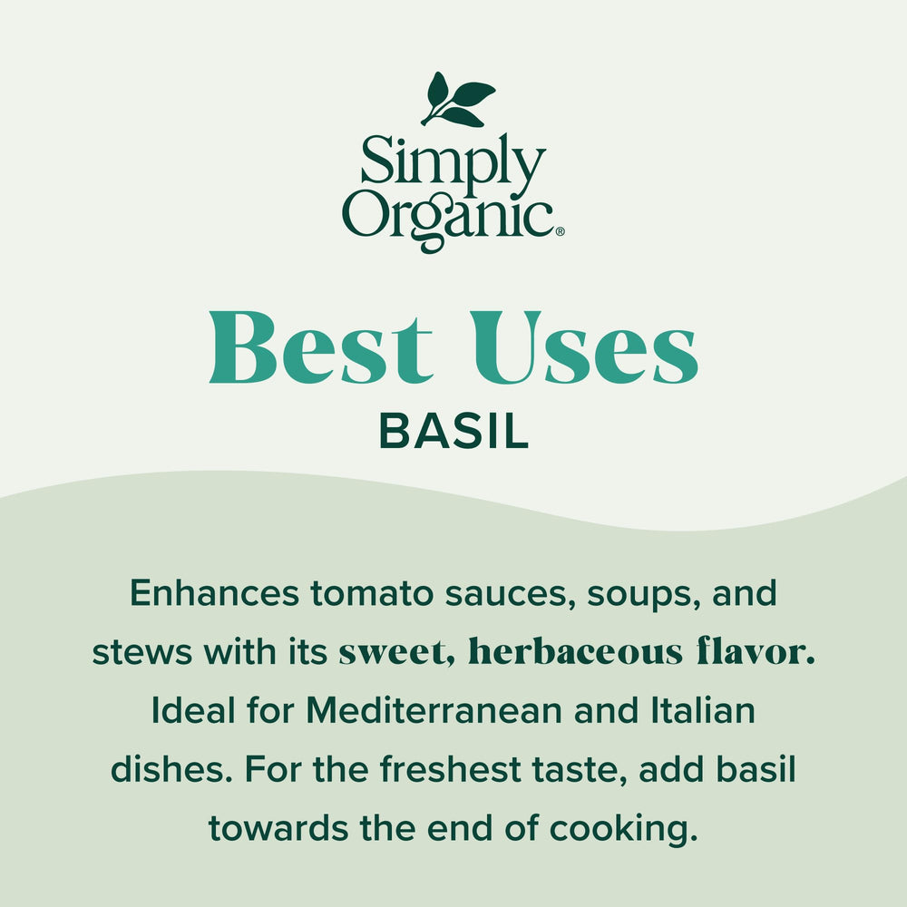 Simply Organic spice cabinet staple for fresh, aromatic finishing touches.