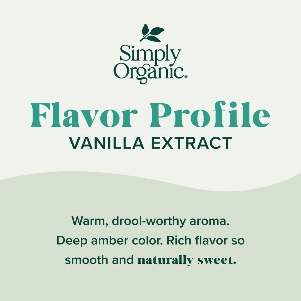 The amber-tinted Simply Organic Madagascar Vanilla Extract signals rich aroma