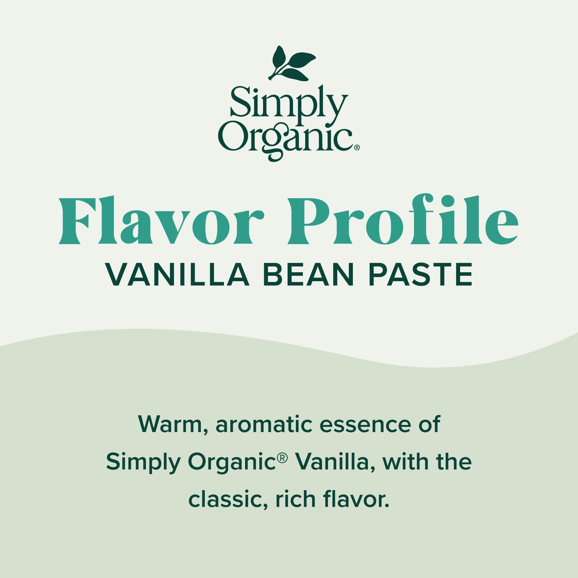 Stirring Simply Organic vanilla bean paste into custard for speckled vanilla.