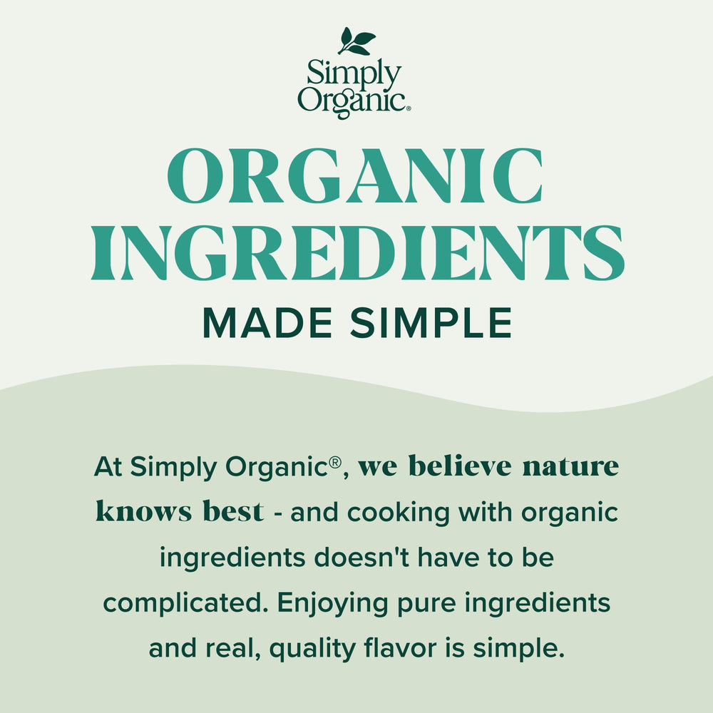 Storage jar of Simply Organic White Onion Powder on a pantry shelf.