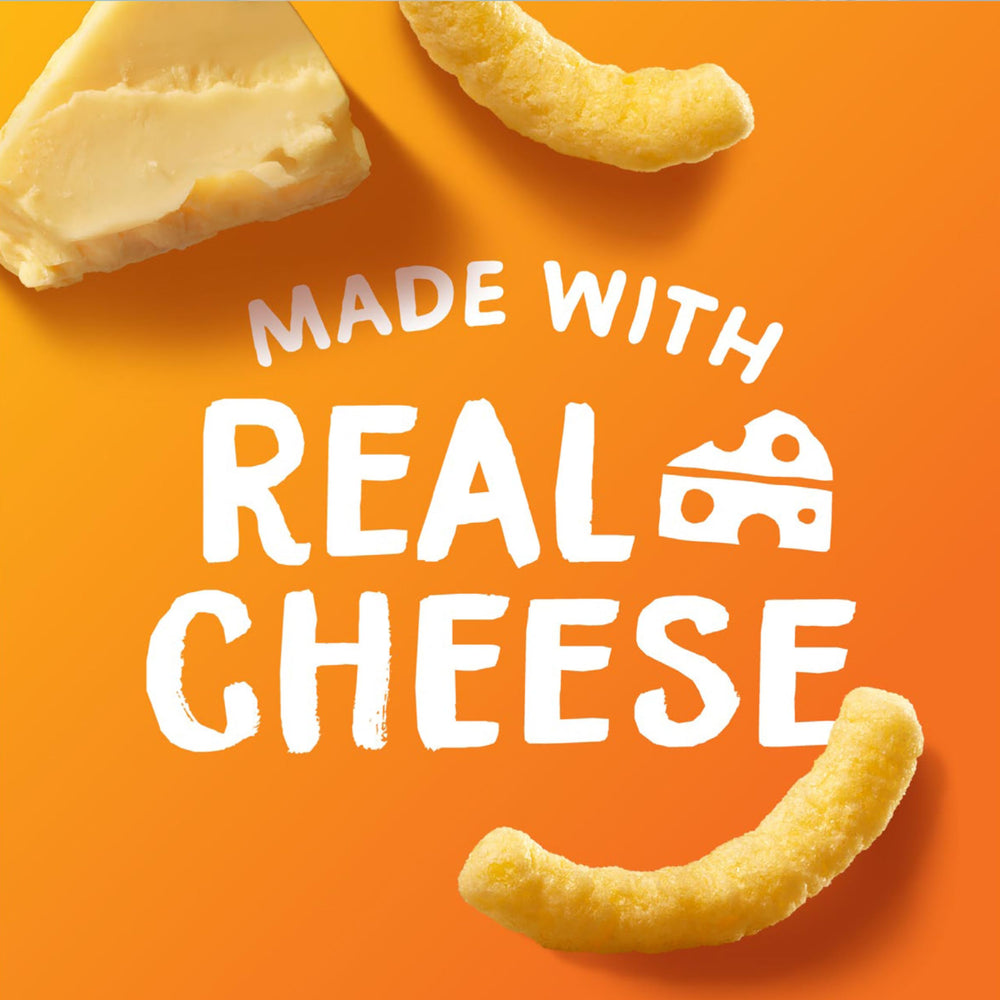 Simply snacks with real cheese, sunflower oil, and no artificial colors.