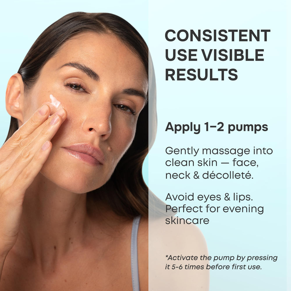 SimplyVital Collagen Retinol Hyaluronic Serum texture swatch reveals a silky, quick-absorbing feel.