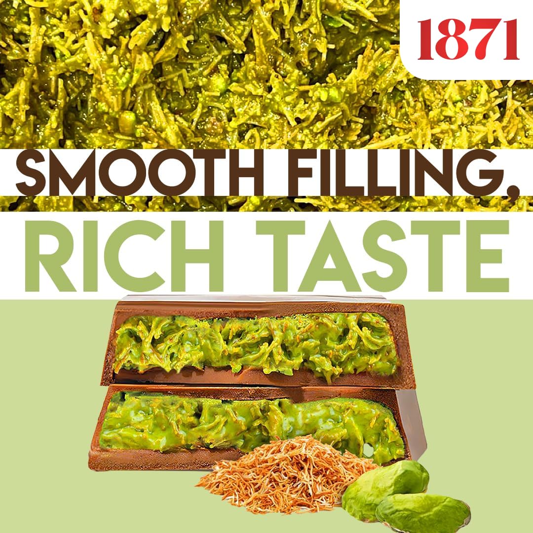Since 1871 Güllüoğlu Dubai Chocolate Filling crispy kadayif threads add crunch to pastries