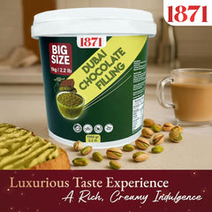 Since 1871 Güllüoğlu Dubai Chocolate Filling rich chocolate texture enriches desserts