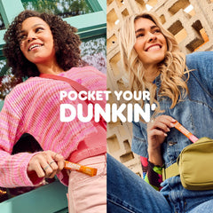 Dunkin Refreshers kiwi watermelon stick zero sugar provides lighter, gluten-free hydration.