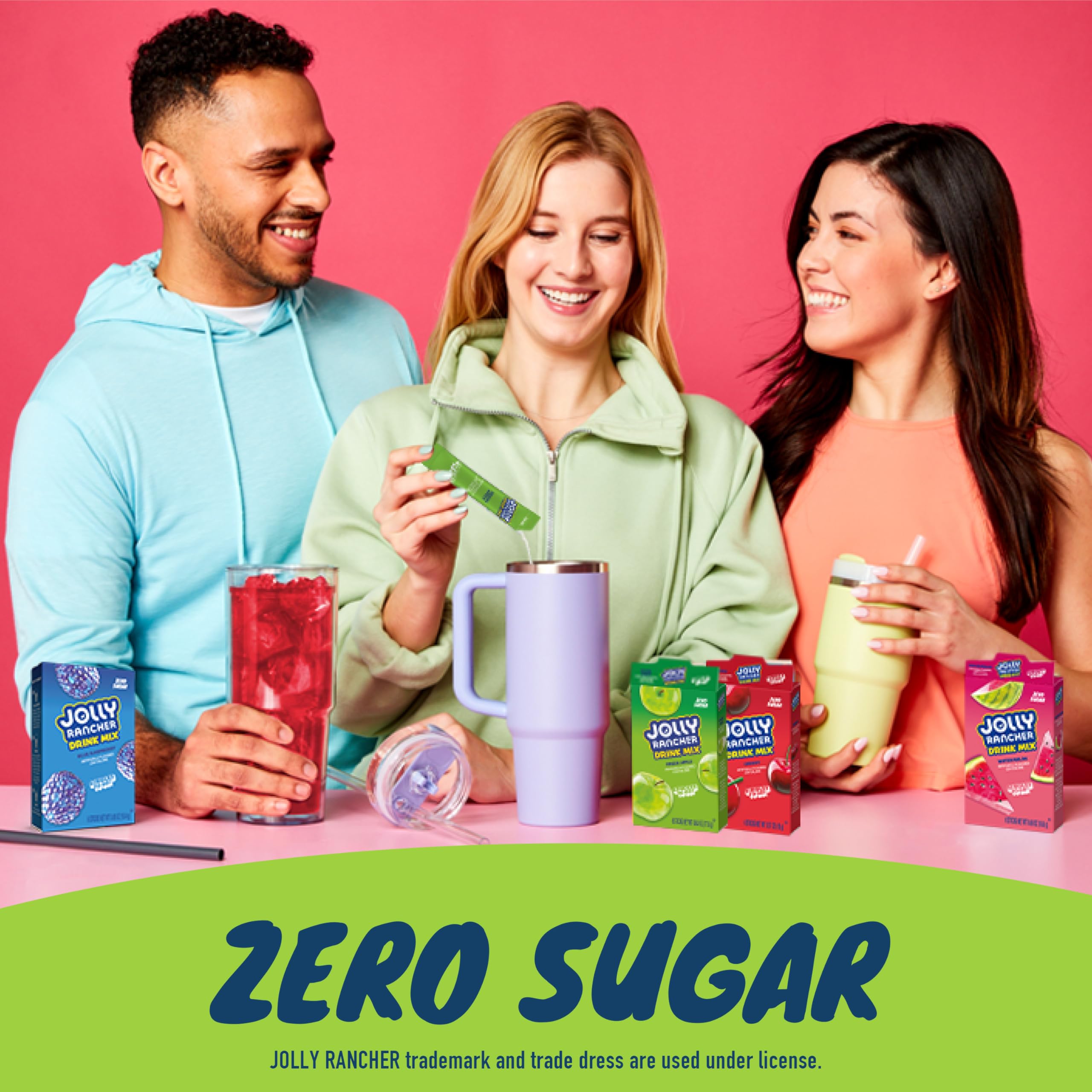 SINGLES TO GO! Just-add-water insert for quick flavor in bottles or backpacks.