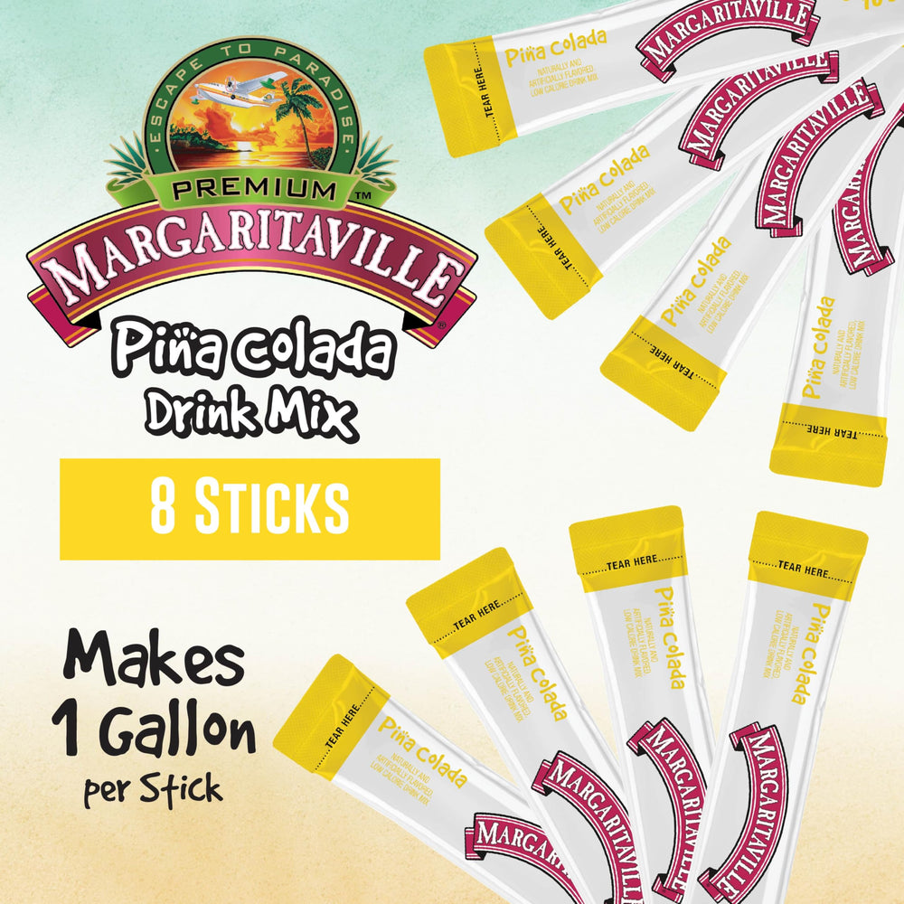 SINGLES TO GO! Margaritaville 8-pack box for instant, crowd-pleasing drinks at gatherings.