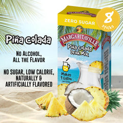 SINGLES TO GO! Margaritaville gallon pitcher with powder pour for simple flavor refreshment.