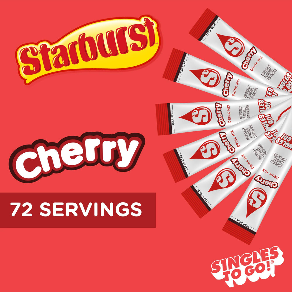 Pour Starburst Singles To Go into water for quick flavor boost.