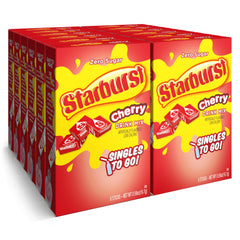 Starburst Singles To Go powder stick for on-the-go hydration with cherry flavor.