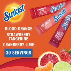SINGLES TO GO Sunkist soda added to water for refreshing taste