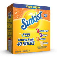 SINGLES TO GO Sunkist Soda variety pack sticks ready to mix for on-the-go refreshment