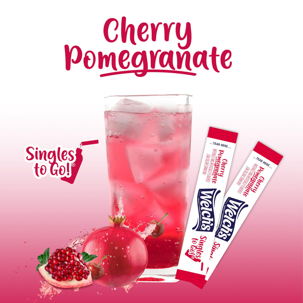 Welch's Singles To Go box back view highlights portability for lunches