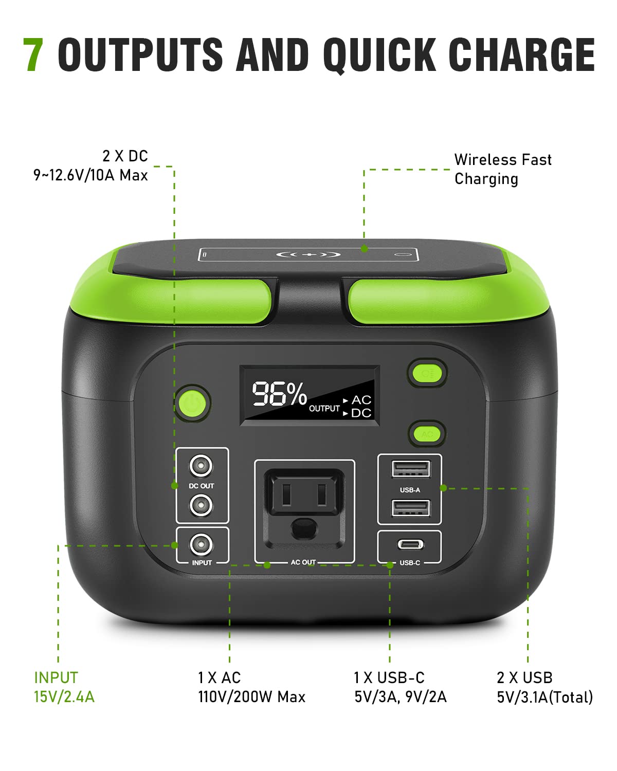 SinKeu built-in LED lantern offers multiple brightness modes