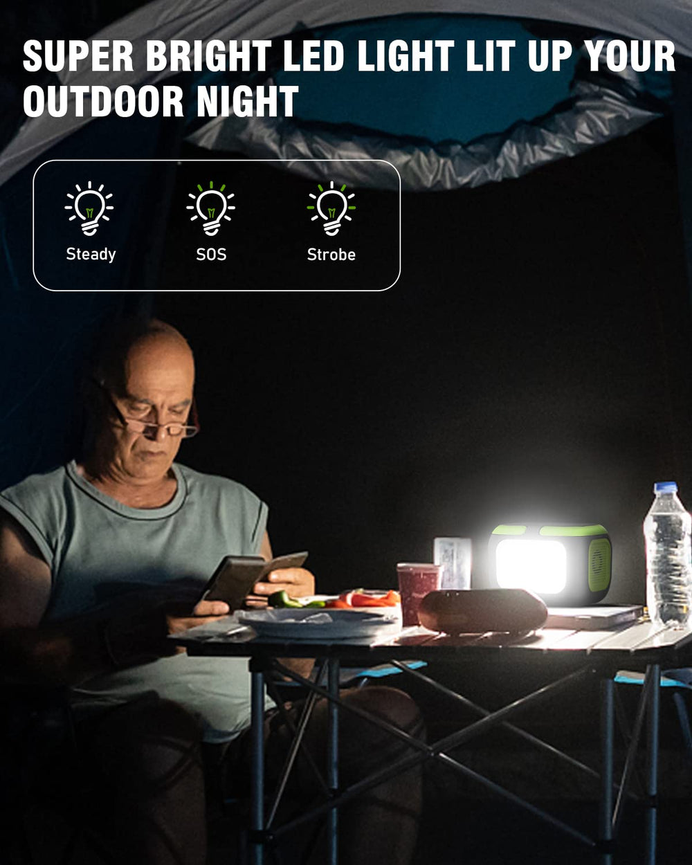 SinKeu solar recharge option supports outdoor charging when sunny