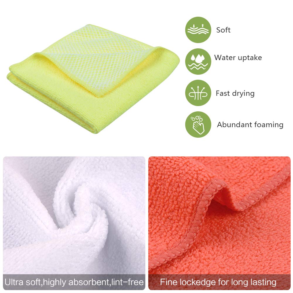 SINLAND five-color set adds vibrant organization to cleaning