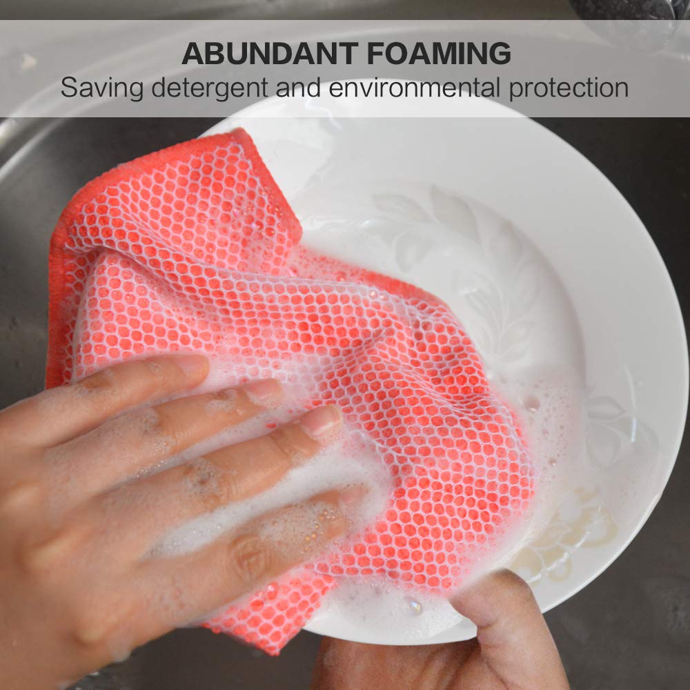 SINLAND dish cloths tackle countertops and stainless steel surfaces