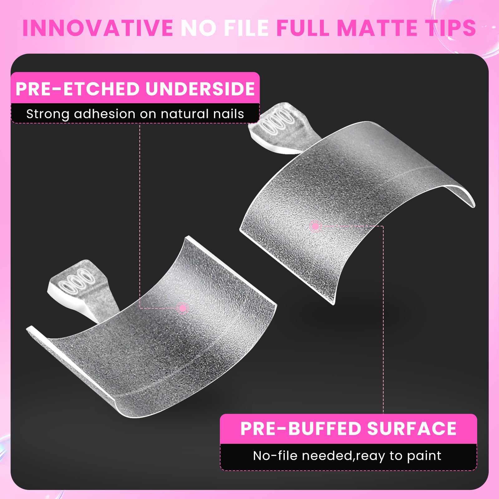 SINOKAME thick gel tips provide sturdy, comfortable wear