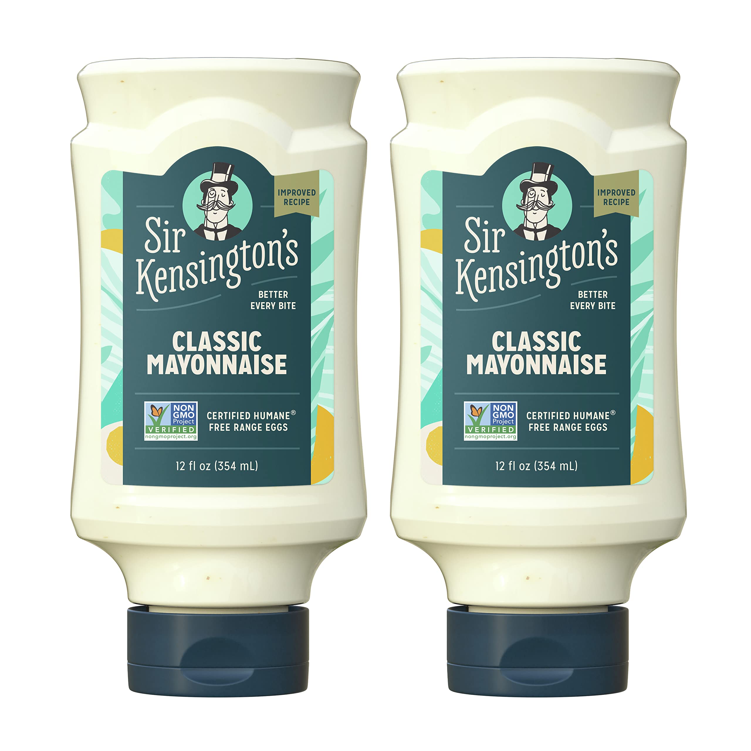 Sir Kensington's Classic Mayo jar front view, perfect as a sandwich spread.