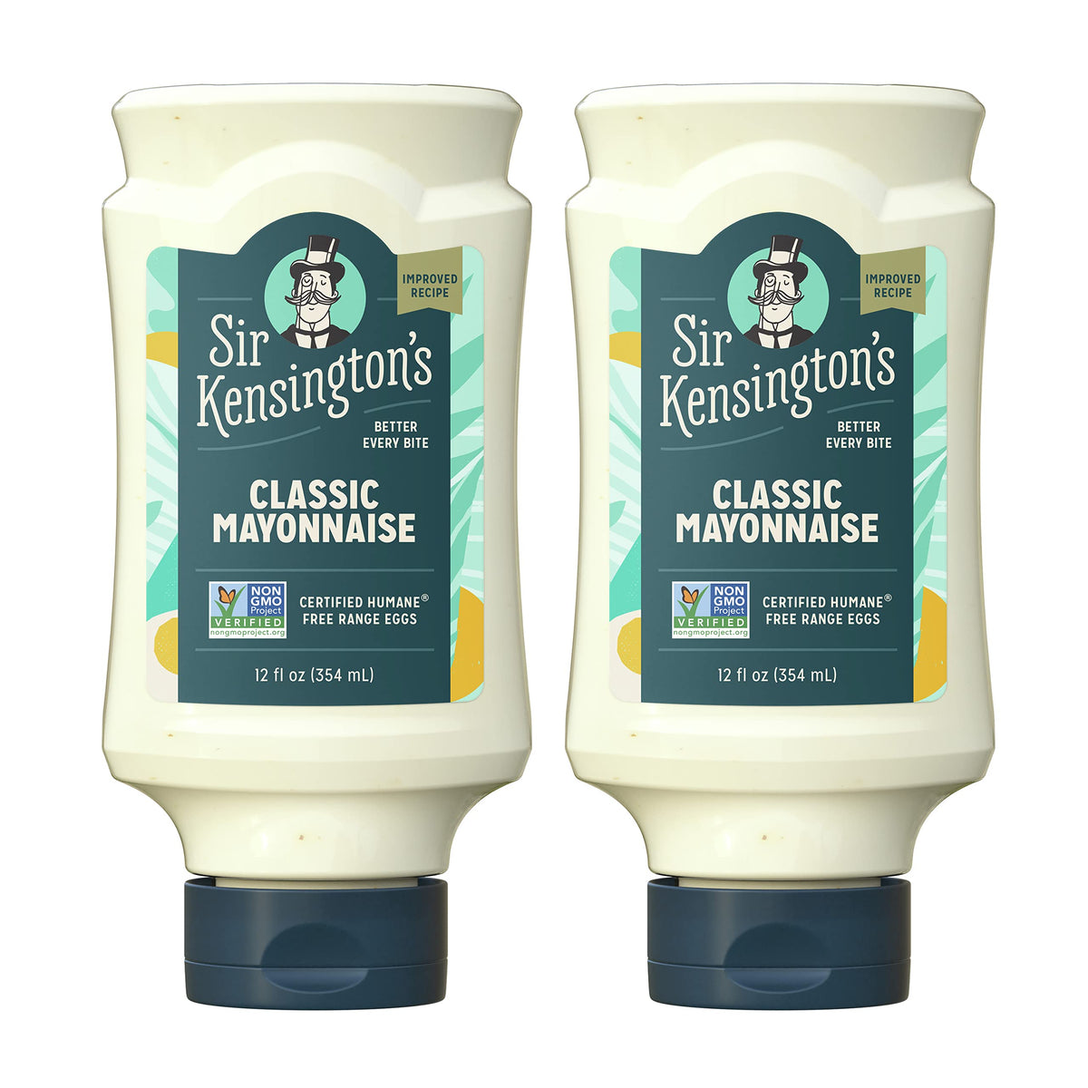 Sir Kensington's Classic Mayo jar front view, perfect as a sandwich spread.