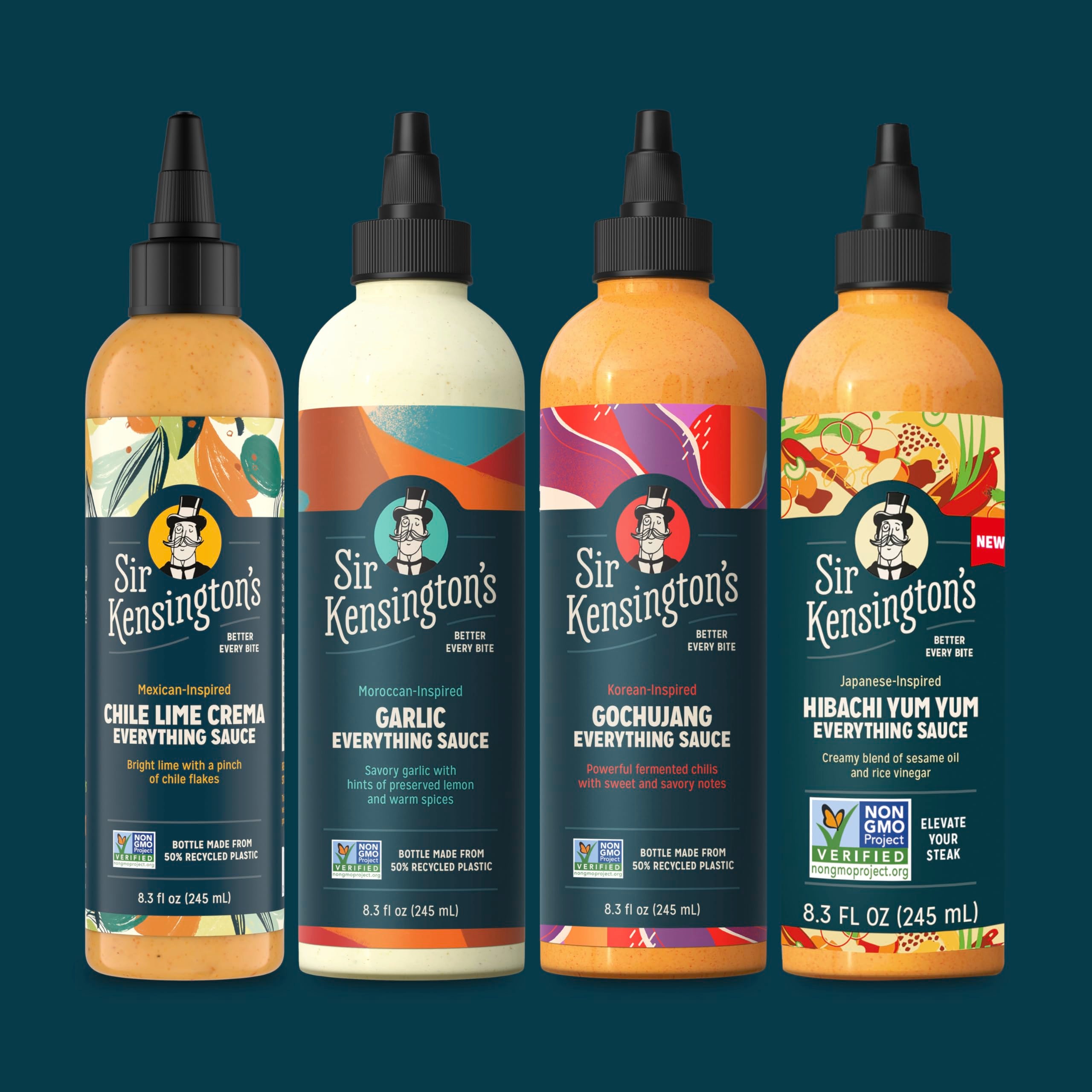 Dip-ready plate featuring Sir Kensington's Hibachi Yum Yum sauce for chicken and veggies