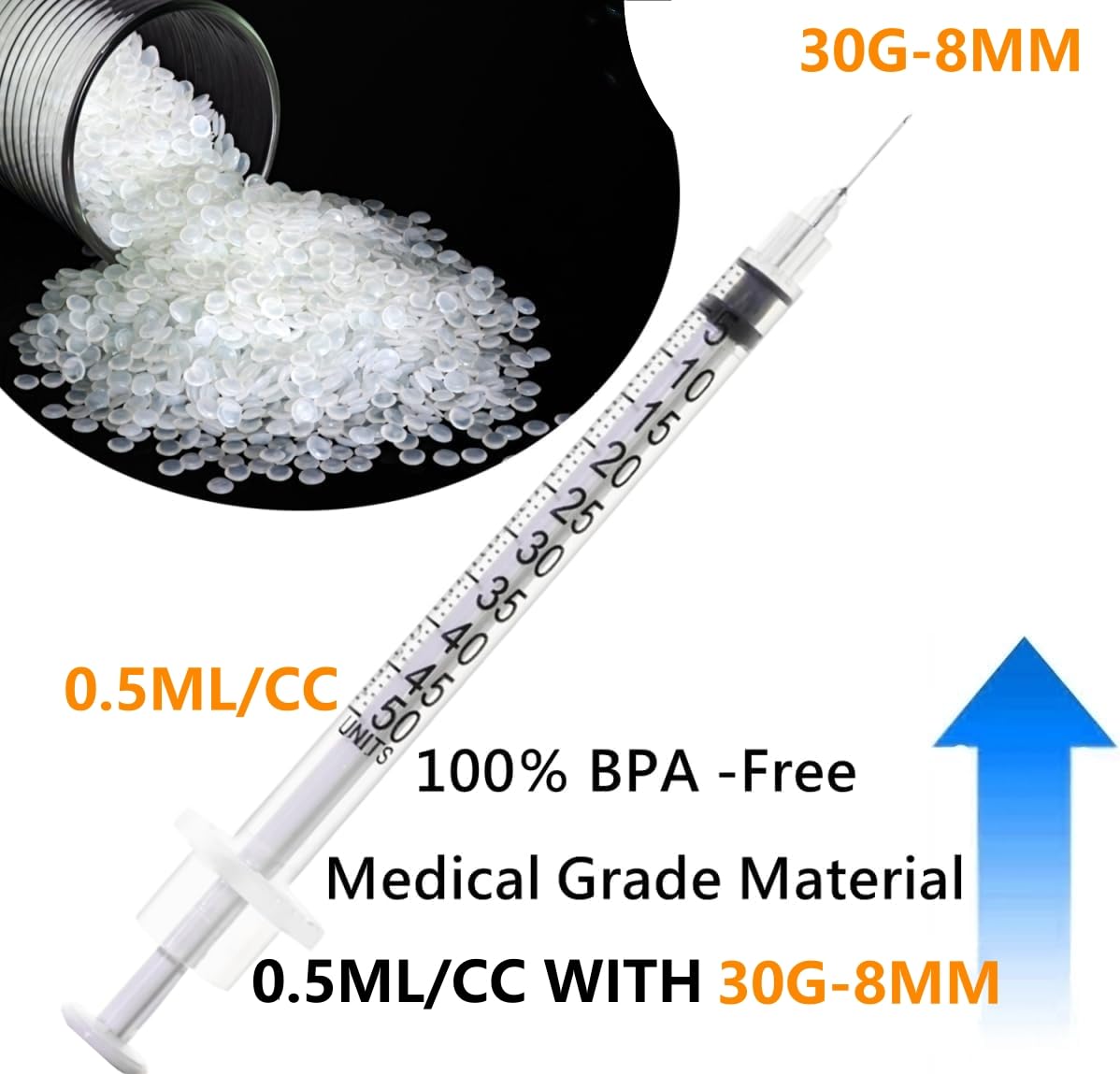 Sirulken individually sealed packaging protects sterile syringes for clean, ready-to-use dispensing.