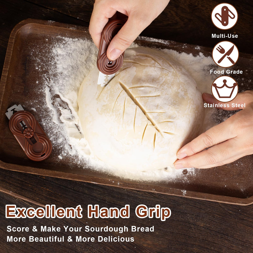 Sis-YaoLan Bread Lame magnetic storage sticks to fridge for quick access