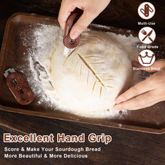 Sis-YaoLan Bread Lame magnetic storage sticks to fridge for quick access