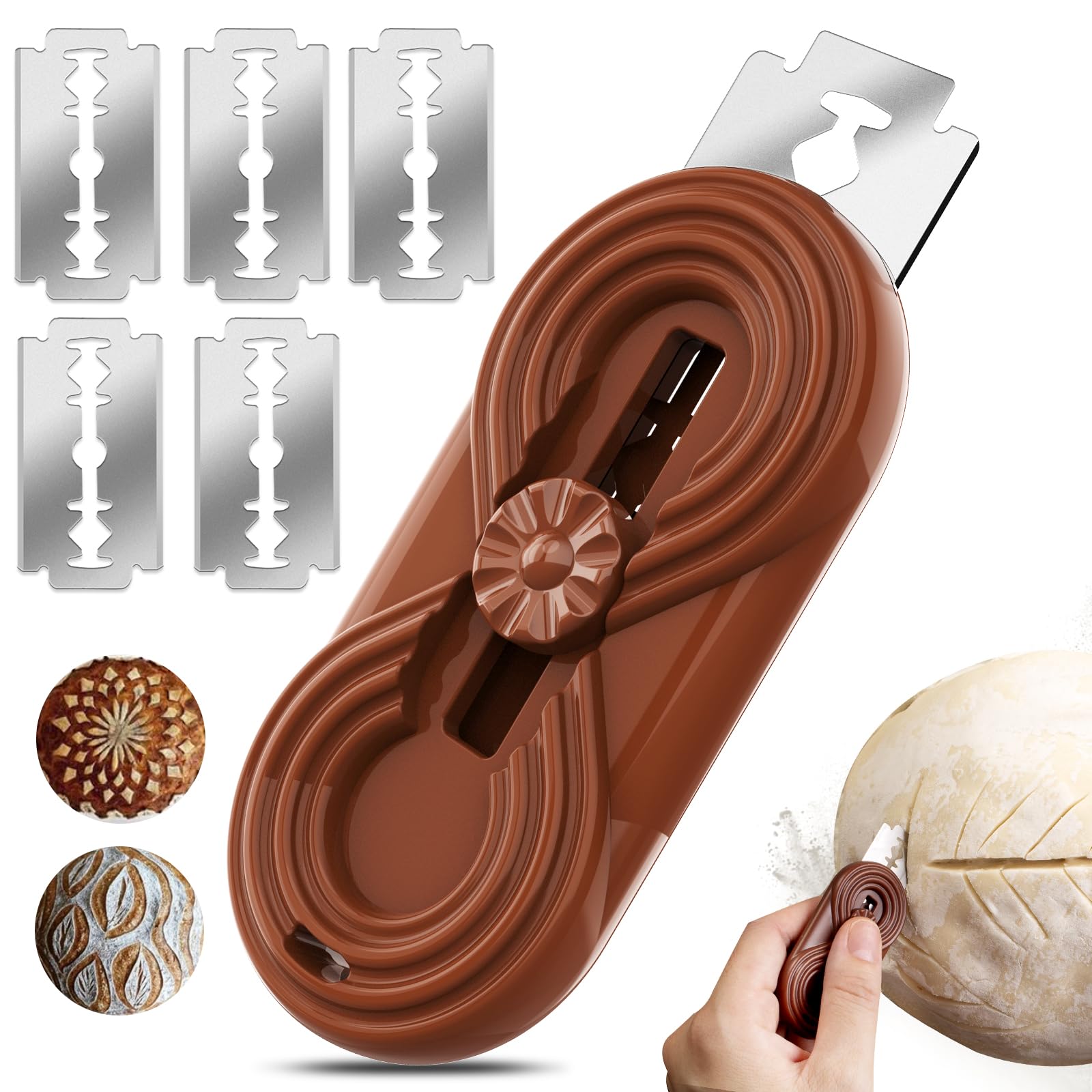 Sis-YaoLan Bread Lame retractable blade for precise sourdough scoring