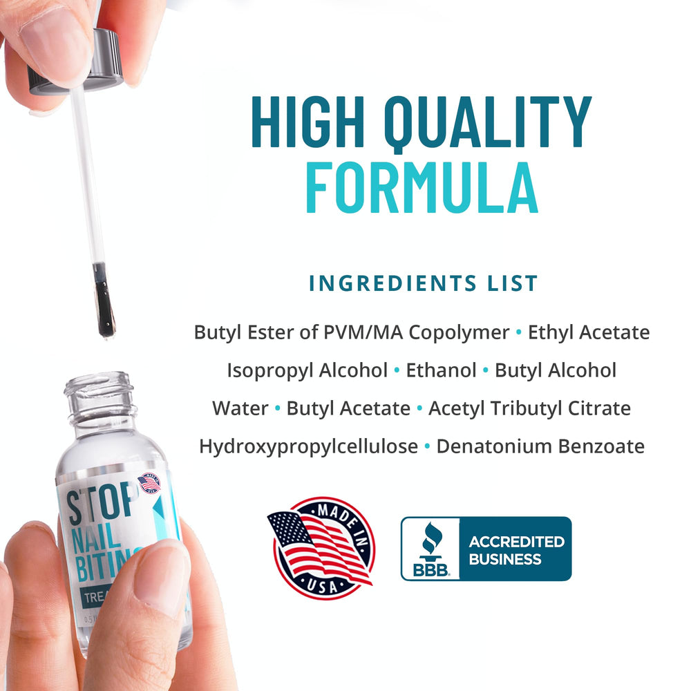 SISQUOC HEALTHCARE Stop Nail Biting easy daily deterrent for kids