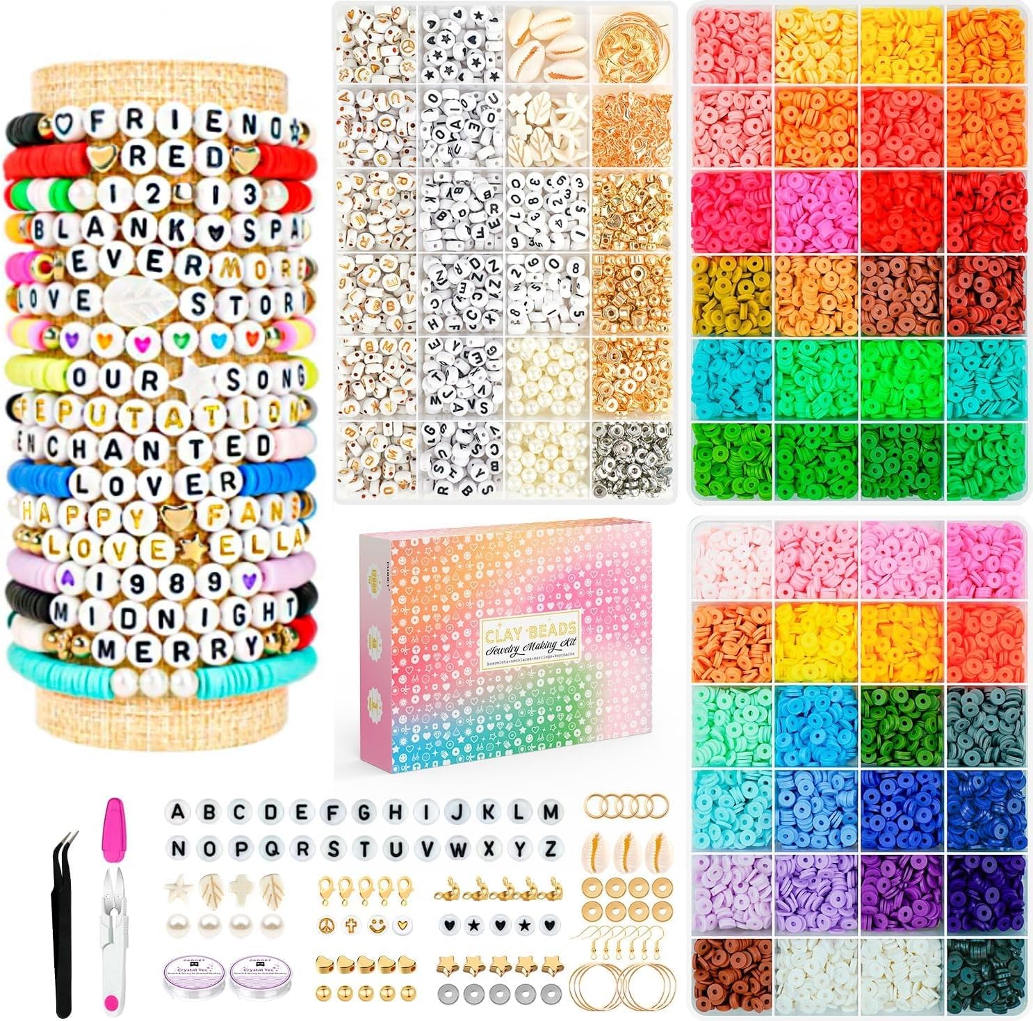 Sistenia friendship bracelet kit box showing the complete craft set for teens.