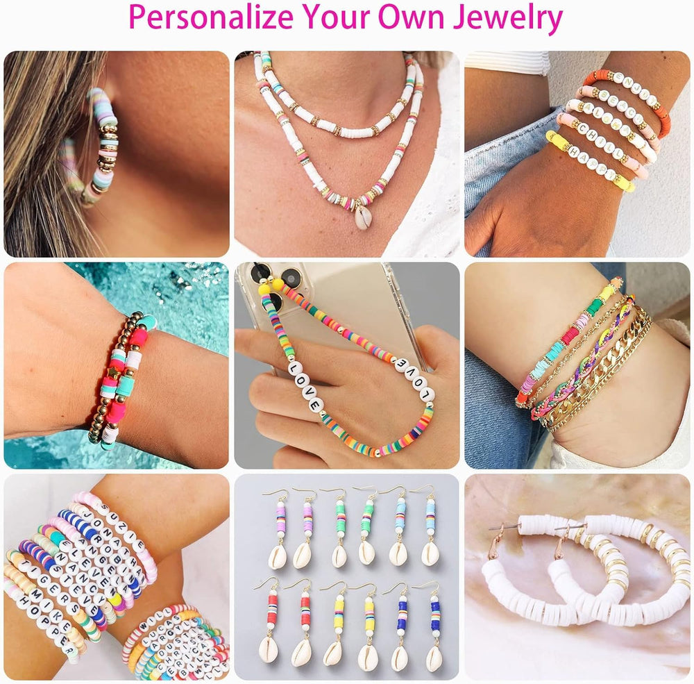 Sistenia lobster clasps and jump rings simplify securing finished bracelets.