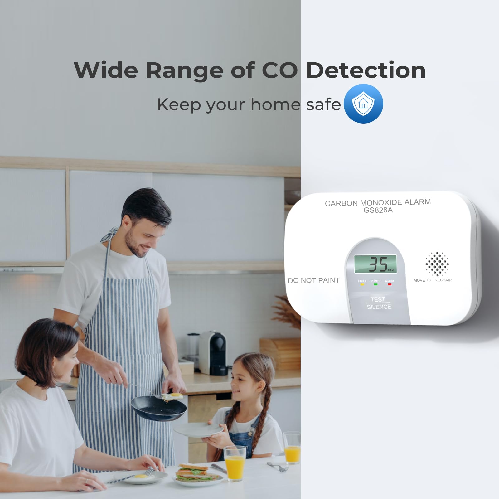SITERWELL packaging for carbon monoxide detector
