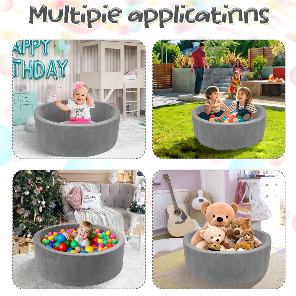 Gift-ready SIUUHOVS ball pit design for toddlers