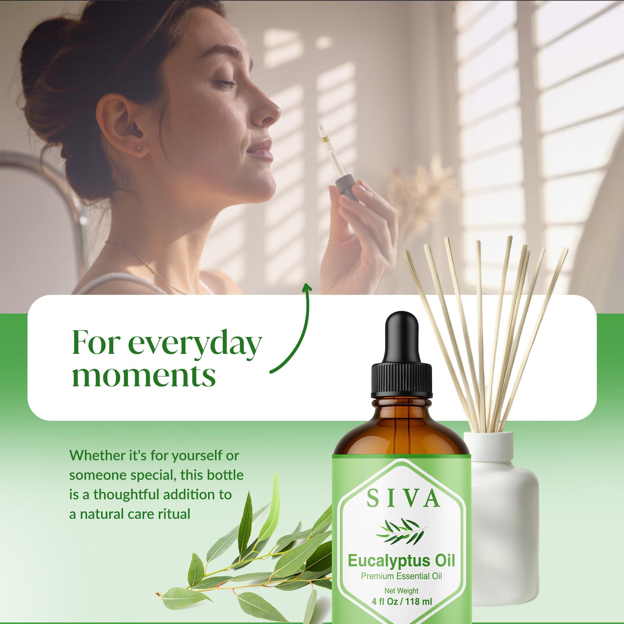 SIVA Eucalyptus oil with lavender for diffuser blends