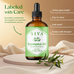 SIVA Eucalyptus oil massaged into the scalp for hair care