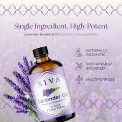 SIVA Lavender diffuser usage scene showing a relaxing room aroma