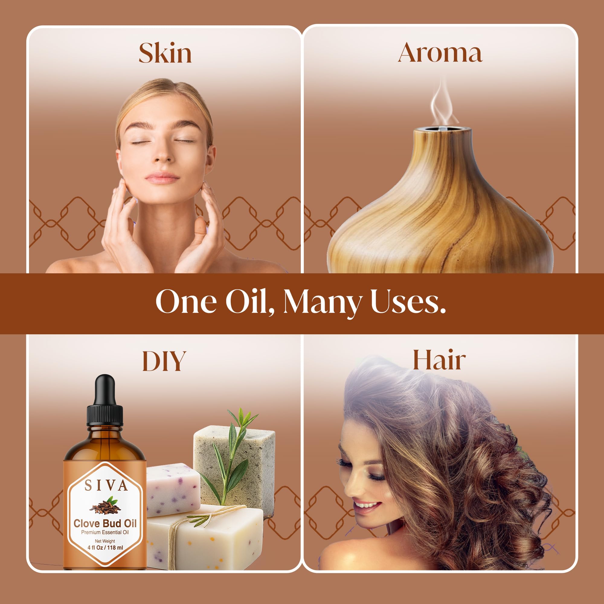 Body massage with carrier oil yields relaxing, aromatic skin comfort.