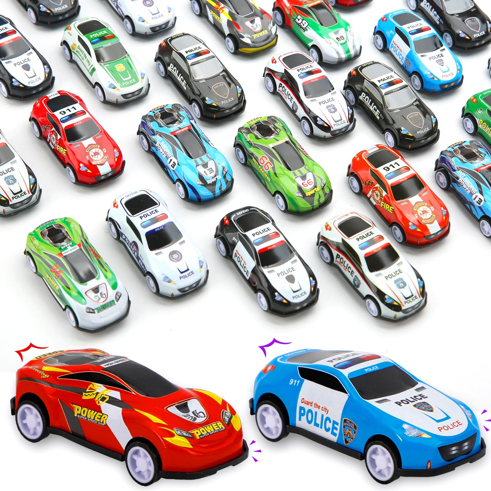 Siwarm portable travel toy cars keep kids entertained on trips.
